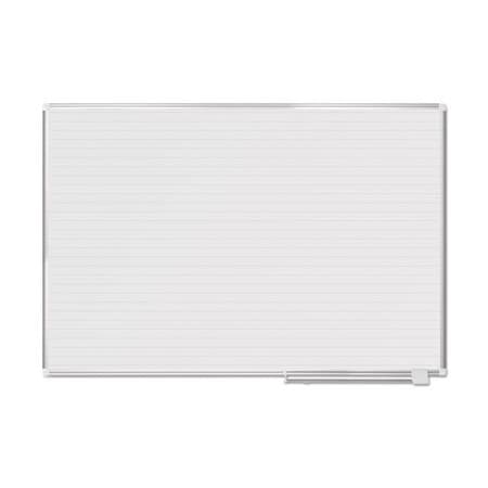 Bi-Silque MasterVisi, Ruled Planning Board, 72 X 48, White/silver MA2794830